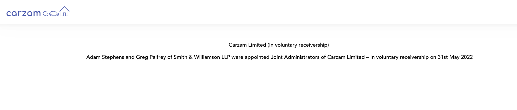 Carzam in receivership