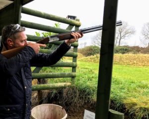 Chris Swallow clay pigeon shooting