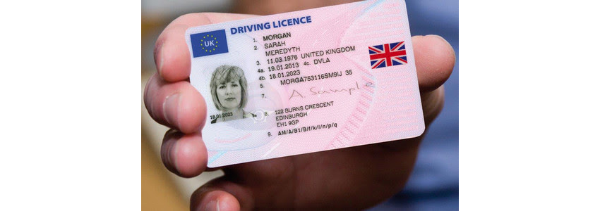 Photocard driving licence