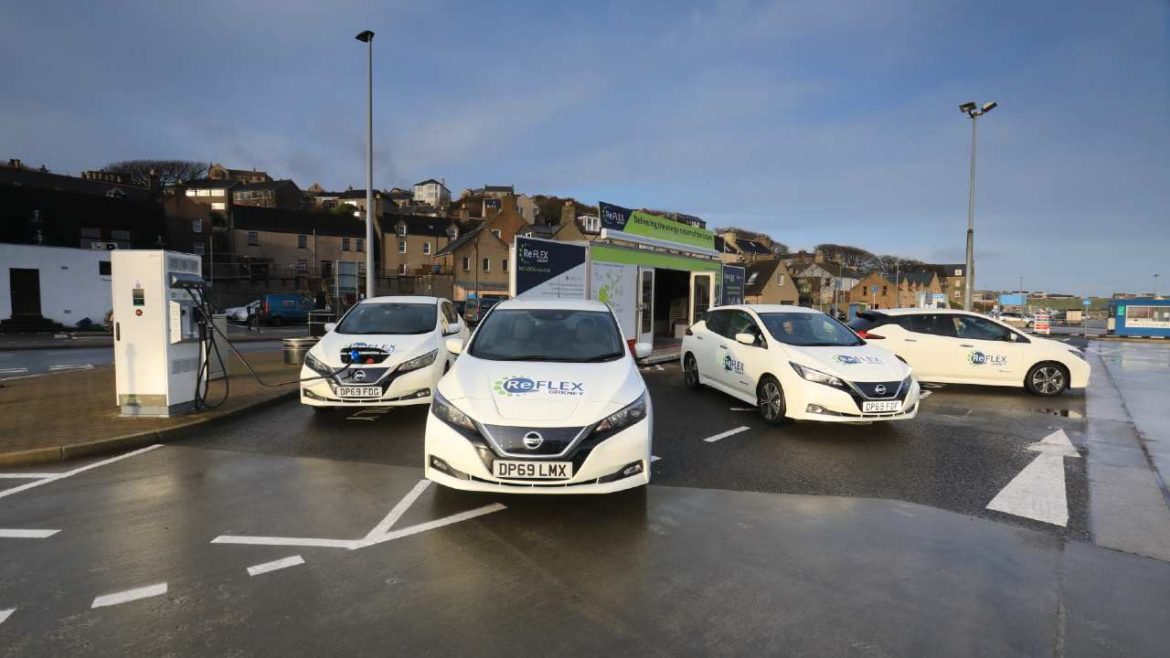 ReFLEX Orkney electric cars provided by DriveElectric credit colin keldie