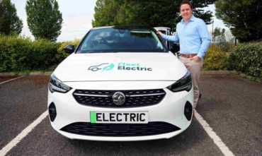 Fleet Electric Launch Richard Markey with Vauxhall Corsa e 1
