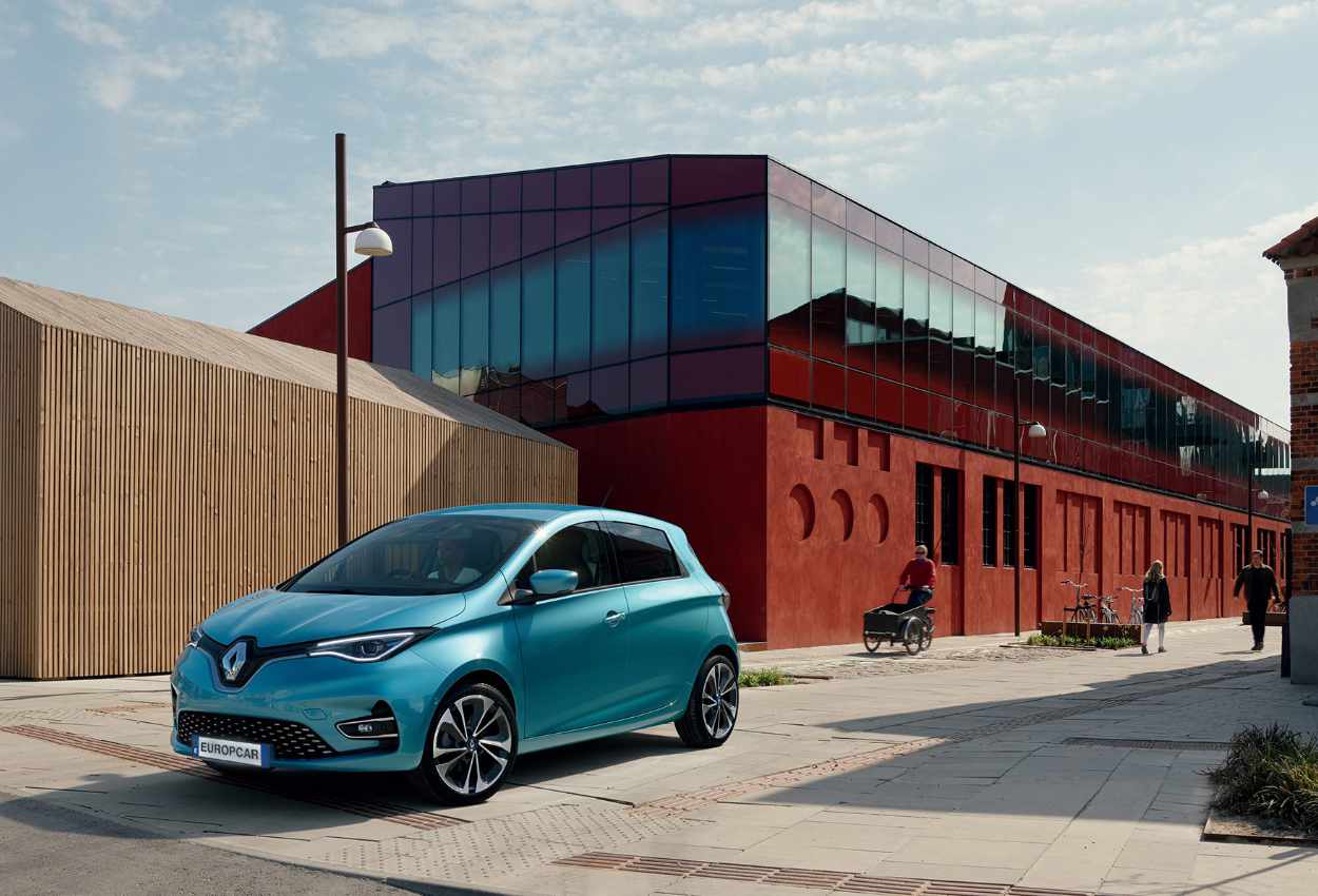 Renault Zoe on Europcar long term rental