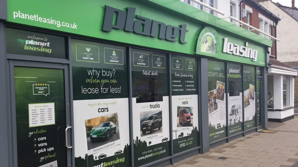 Planet Leasing new shopfront