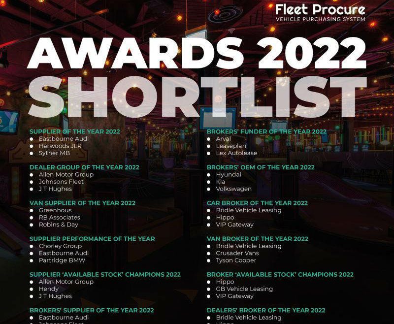 Fleet Procure Awards Shortlist