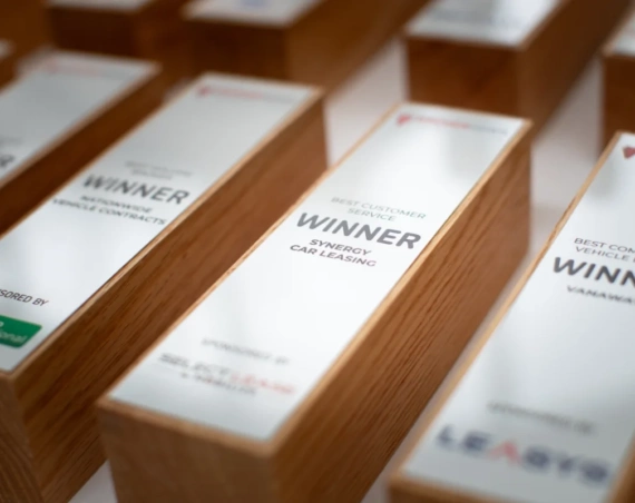 Broker News Awards trophies