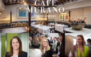 Cafe Murano women in broking live