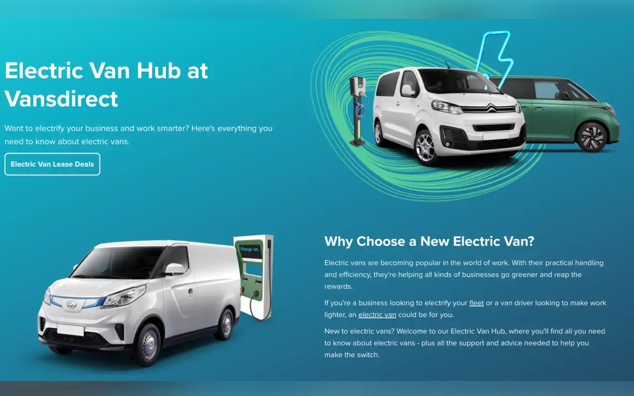 Electric Van Hub at Vansdirect